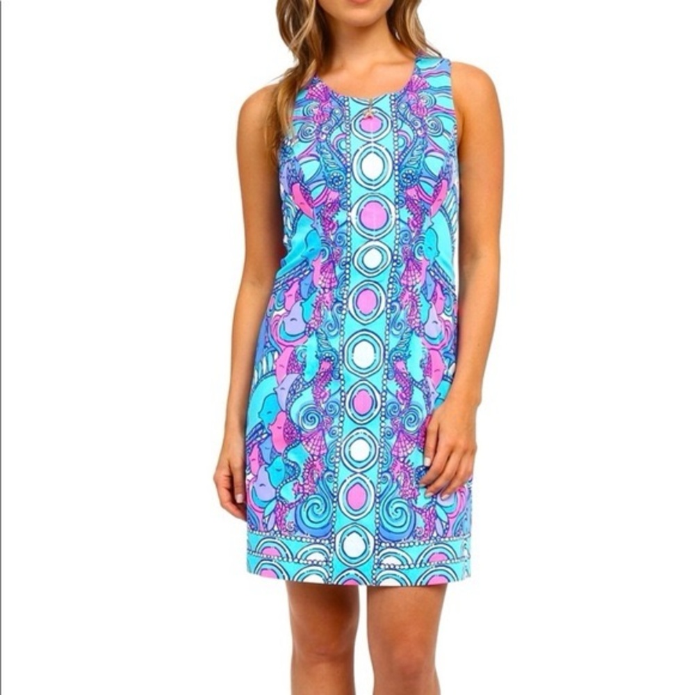 Lilly Pulitzer Abigail Shift Dress, Sea Jewels